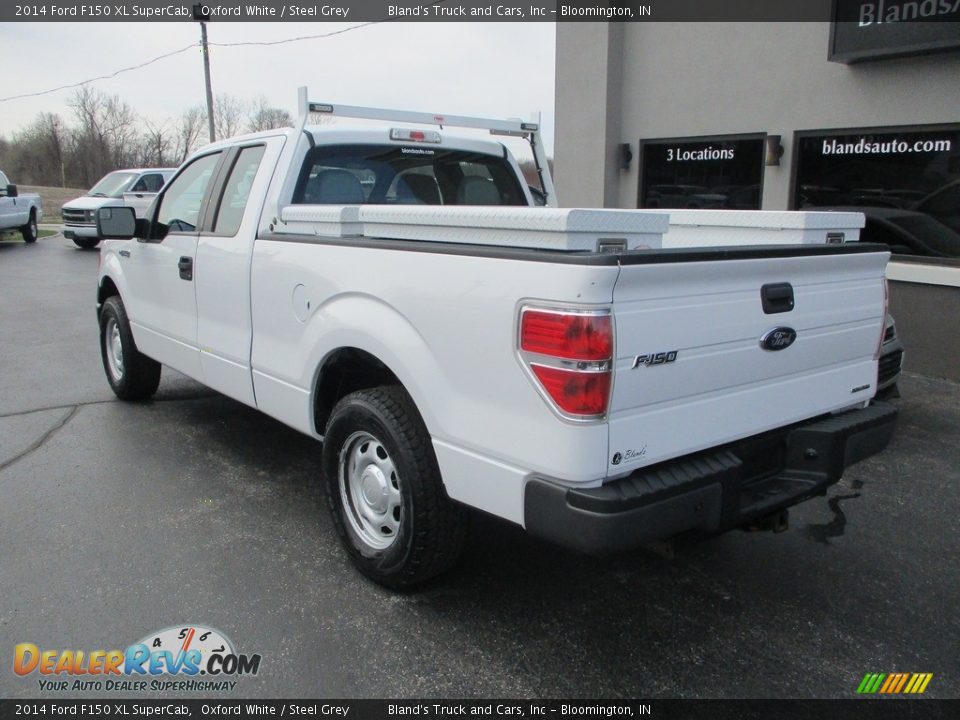 2014 Ford F150 XL SuperCab Oxford White / Steel Grey Photo #3