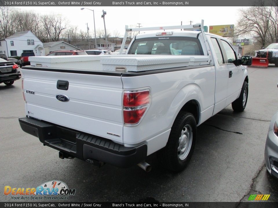 2014 Ford F150 XL SuperCab Oxford White / Steel Grey Photo #4