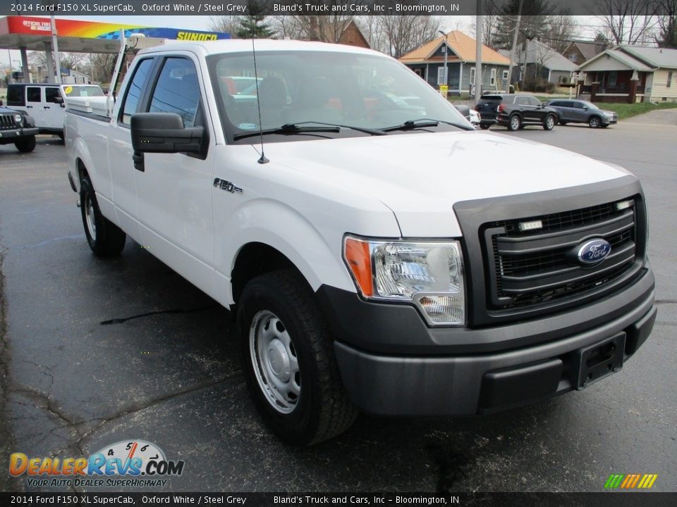 2014 Ford F150 XL SuperCab Oxford White / Steel Grey Photo #5