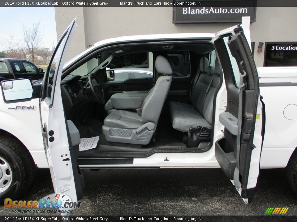 2014 Ford F150 XL SuperCab Oxford White / Steel Grey Photo #6