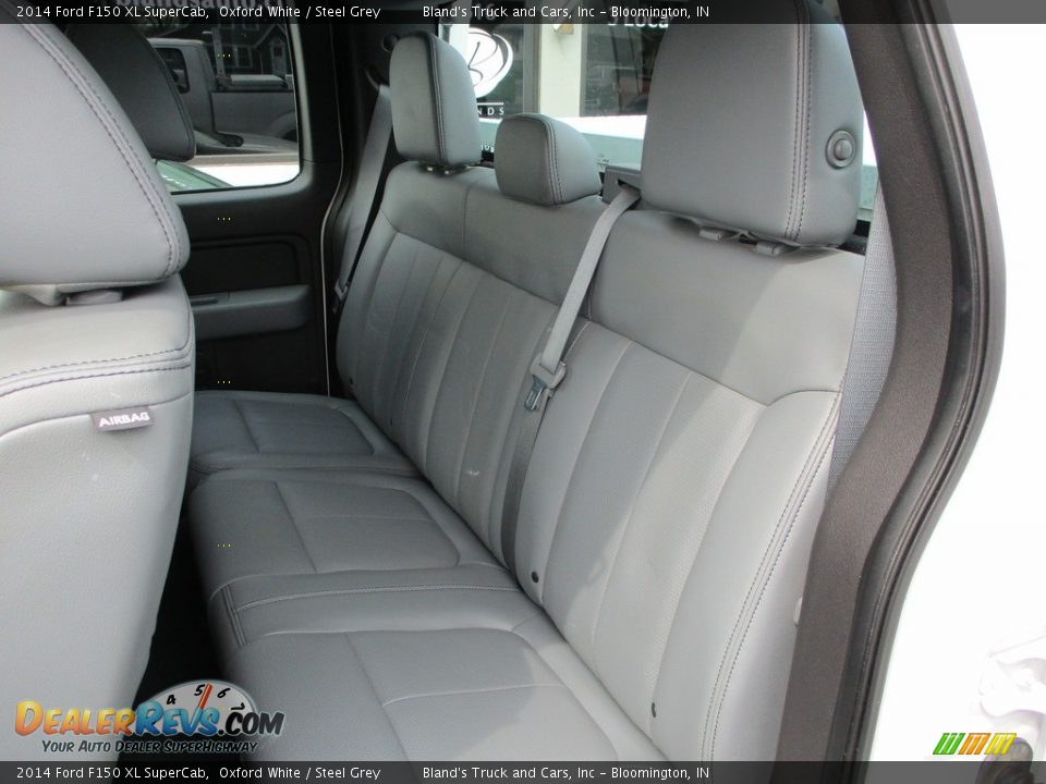 2014 Ford F150 XL SuperCab Oxford White / Steel Grey Photo #8