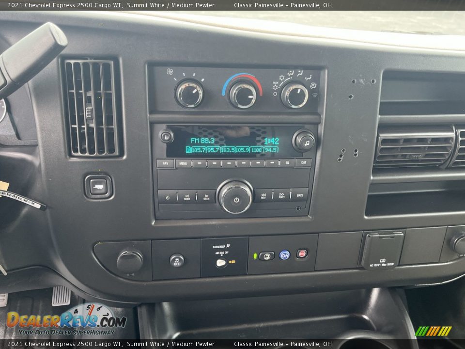 Controls of 2021 Chevrolet Express 2500 Cargo WT Photo #5