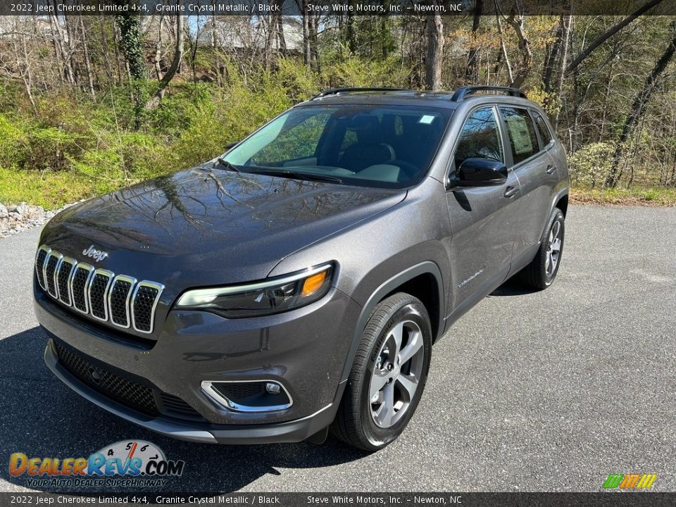 2022 Jeep Cherokee Limited 4x4 Granite Crystal Metallic / Black Photo #2