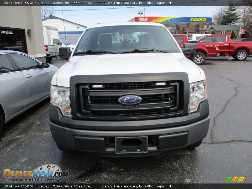 2014 Ford F150 XL SuperCab Oxford White / Steel Grey Photo #17