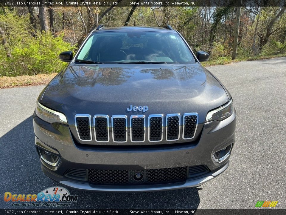 2022 Jeep Cherokee Limited 4x4 Granite Crystal Metallic / Black Photo #3