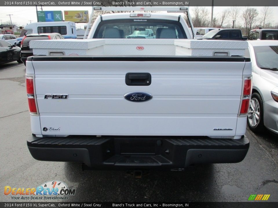 2014 Ford F150 XL SuperCab Oxford White / Steel Grey Photo #19