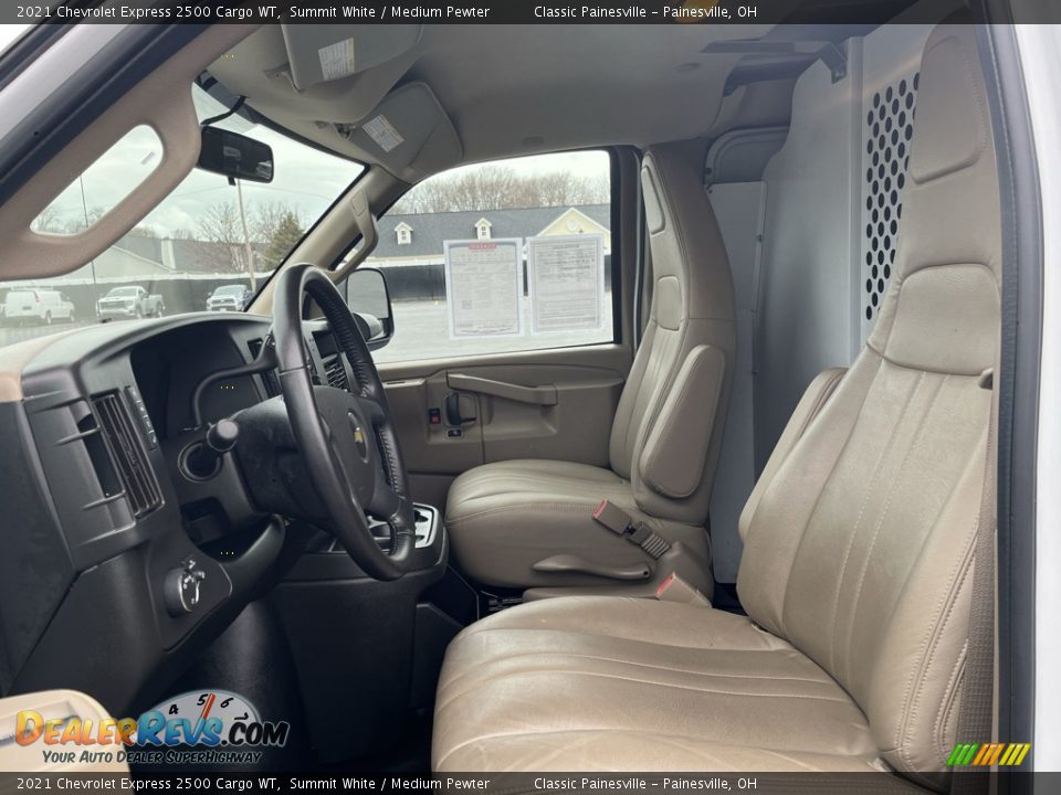 Medium Pewter Interior - 2021 Chevrolet Express 2500 Cargo WT Photo #9