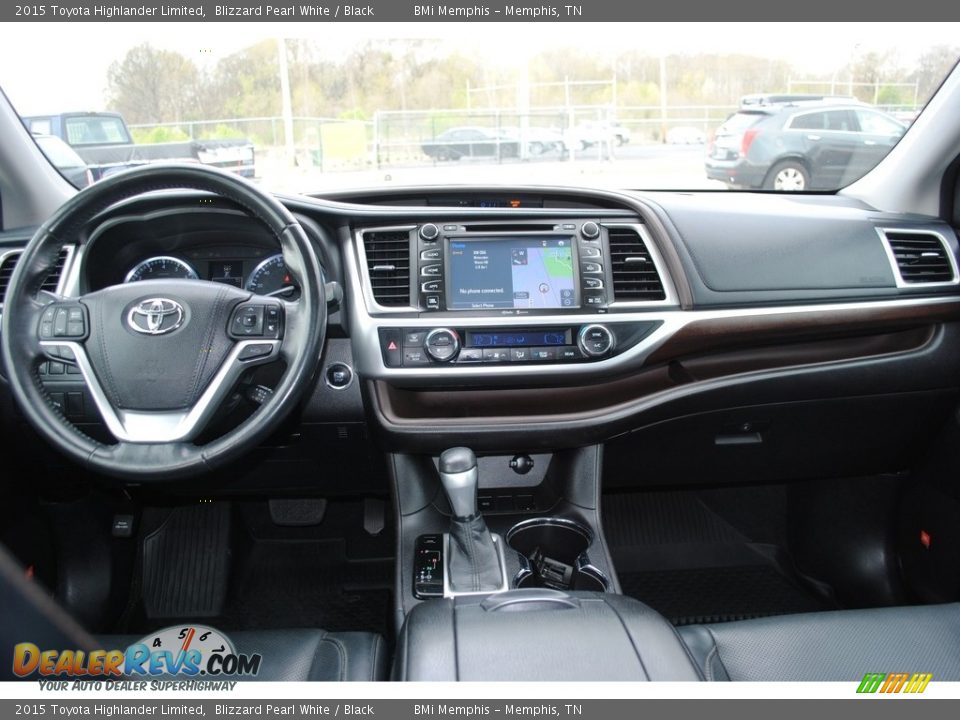 2015 Toyota Highlander Limited Blizzard Pearl White / Black Photo #9