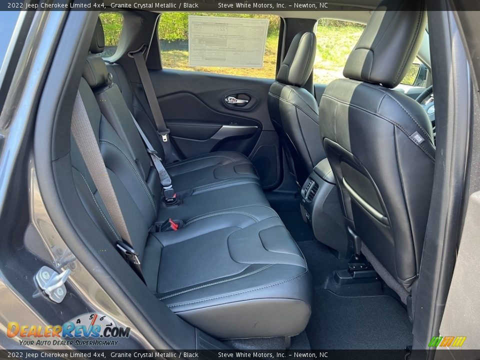 Rear Seat of 2022 Jeep Cherokee Limited 4x4 Photo #16
