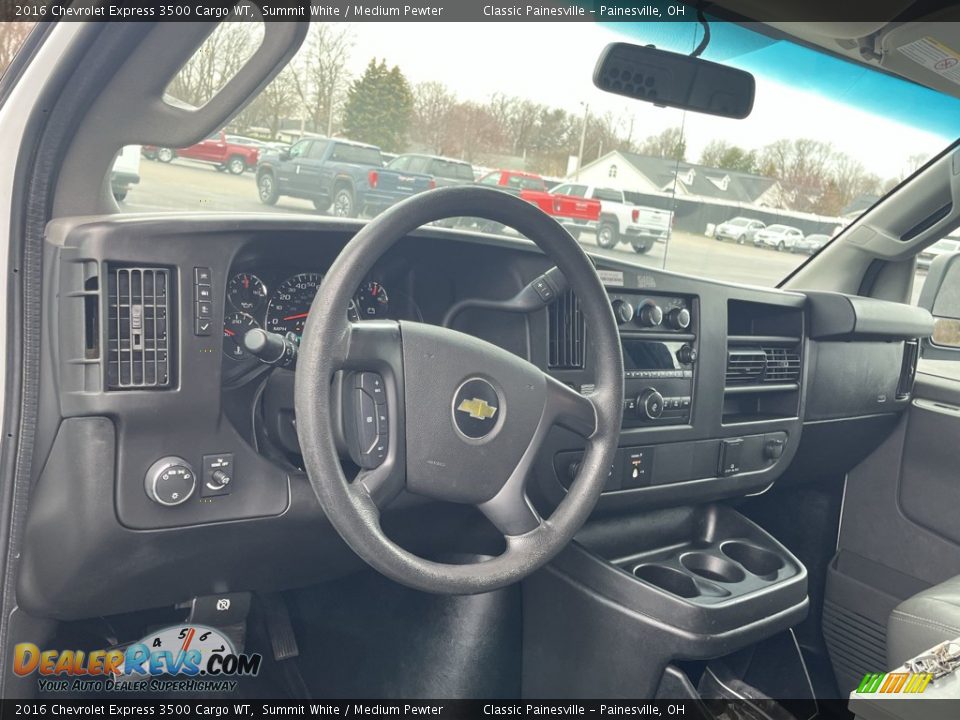 Dashboard of 2016 Chevrolet Express 3500 Cargo WT Photo #2