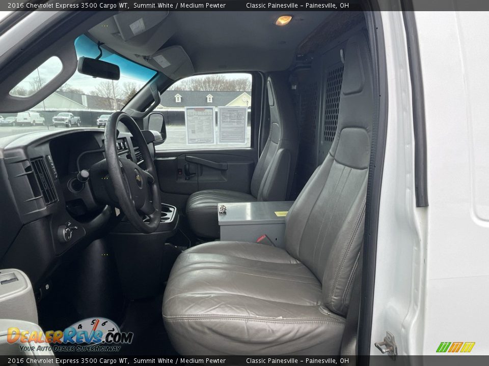 Front Seat of 2016 Chevrolet Express 3500 Cargo WT Photo #9