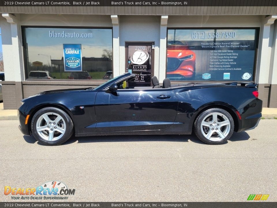 2019 Chevrolet Camaro LT Convertible Black / Jet Black Photo #1