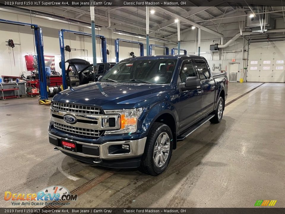 2019 Ford F150 XLT SuperCrew 4x4 Blue Jeans / Earth Gray Photo #1