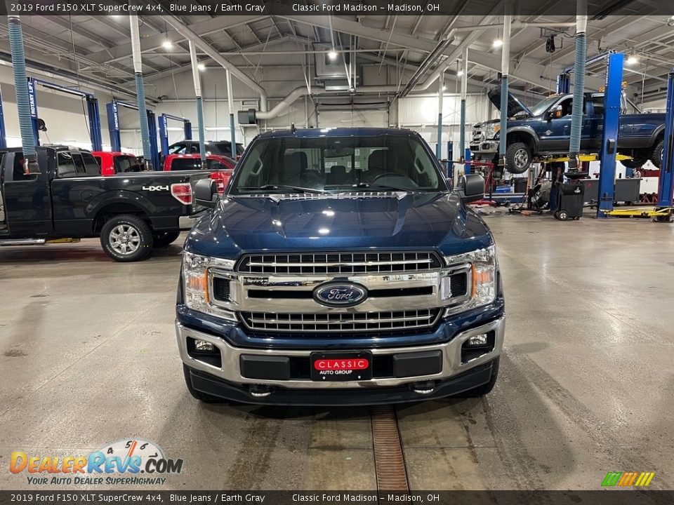 2019 Ford F150 XLT SuperCrew 4x4 Blue Jeans / Earth Gray Photo #2