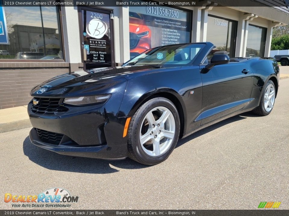 2019 Chevrolet Camaro LT Convertible Black / Jet Black Photo #3