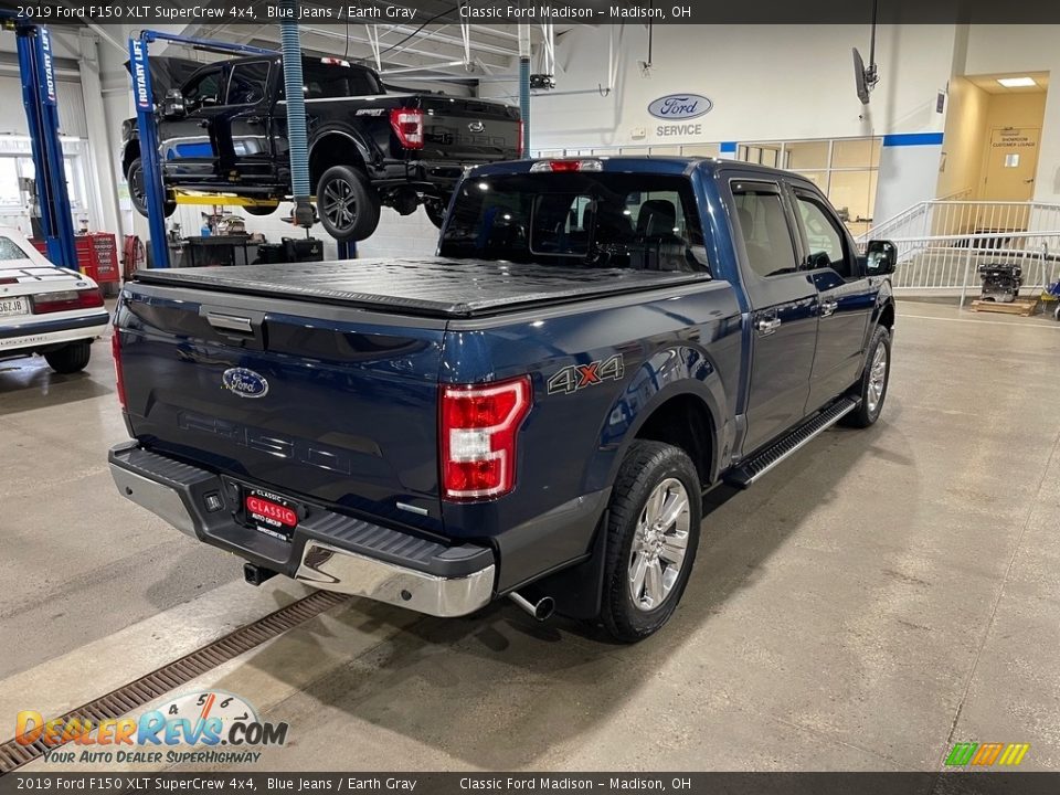 2019 Ford F150 XLT SuperCrew 4x4 Blue Jeans / Earth Gray Photo #5