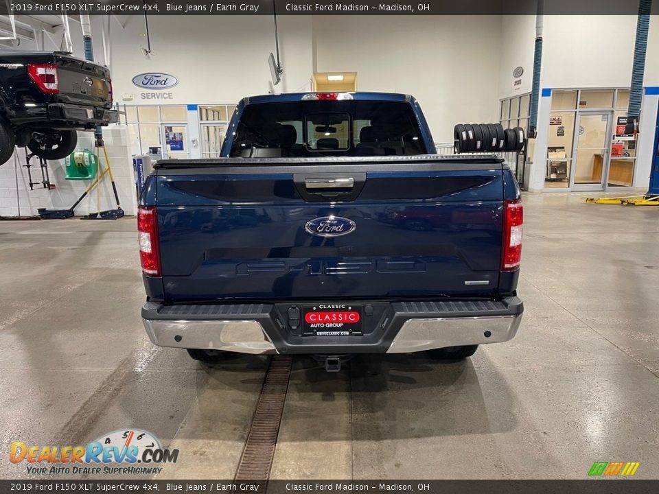 2019 Ford F150 XLT SuperCrew 4x4 Blue Jeans / Earth Gray Photo #6