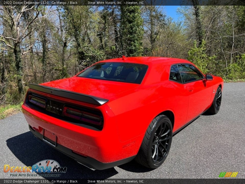 2022 Dodge Challenger 1320 Go Mango / Black Photo #6