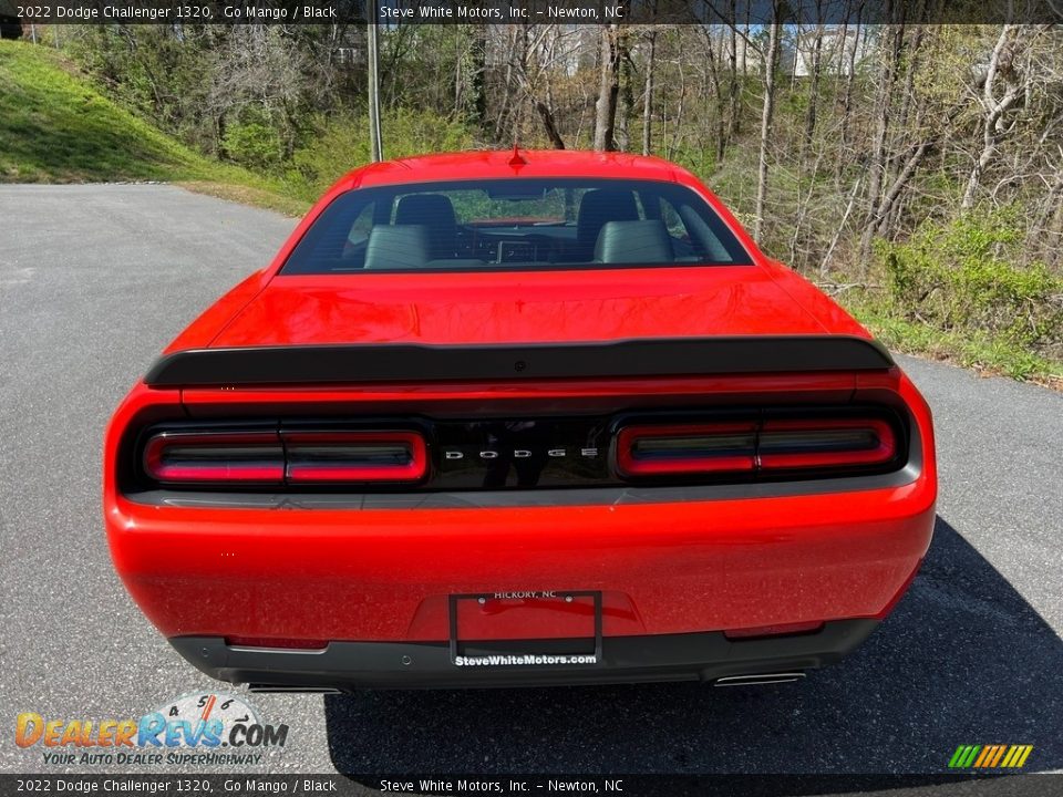 2022 Dodge Challenger 1320 Go Mango / Black Photo #7