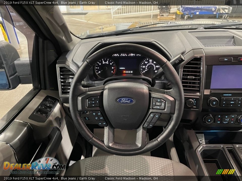 2019 Ford F150 XLT SuperCrew 4x4 Blue Jeans / Earth Gray Photo #9