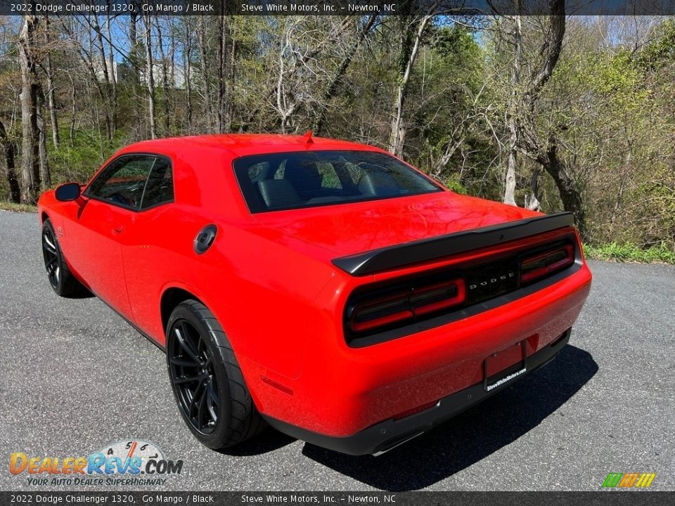 2022 Dodge Challenger 1320 Go Mango / Black Photo #8