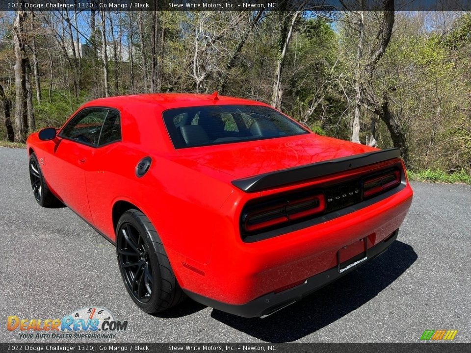 2022 Dodge Challenger 1320 Go Mango / Black Photo #8