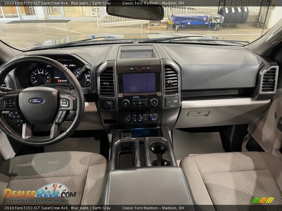2019 Ford F150 XLT SuperCrew 4x4 Blue Jeans / Earth Gray Photo #10