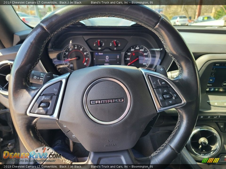 2019 Chevrolet Camaro LT Convertible Black / Jet Black Photo #12