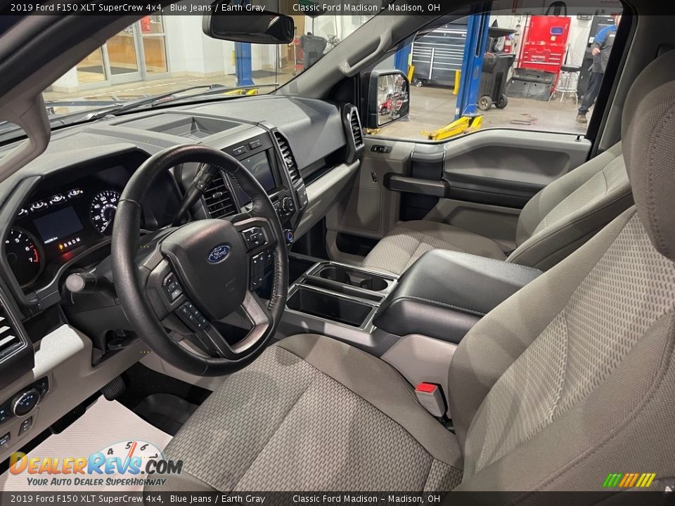 2019 Ford F150 XLT SuperCrew 4x4 Blue Jeans / Earth Gray Photo #11