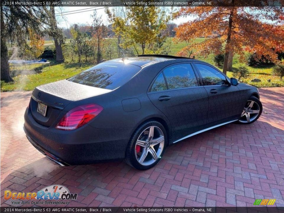 2014 Mercedes-Benz S 63 AMG 4MATIC Sedan Black / Black Photo #1