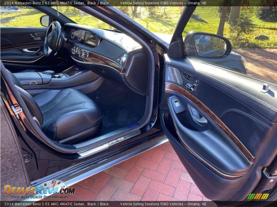 2014 Mercedes-Benz S 63 AMG 4MATIC Sedan Black / Black Photo #4