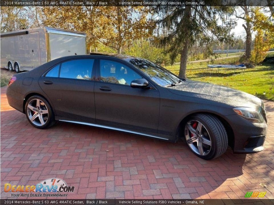 2014 Mercedes-Benz S 63 AMG 4MATIC Sedan Black / Black Photo #5