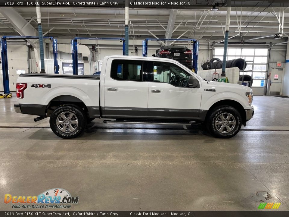 2019 Ford F150 XLT SuperCrew 4x4 Oxford White / Earth Gray Photo #4