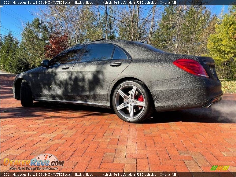 2014 Mercedes-Benz S 63 AMG 4MATIC Sedan Black / Black Photo #6