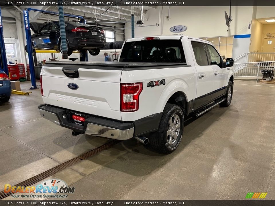 2019 Ford F150 XLT SuperCrew 4x4 Oxford White / Earth Gray Photo #5