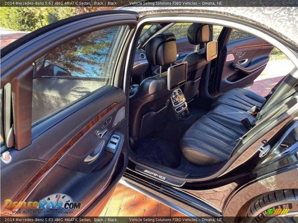 2014 Mercedes-Benz S 63 AMG 4MATIC Sedan Black / Black Photo #8