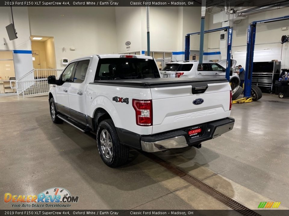 2019 Ford F150 XLT SuperCrew 4x4 Oxford White / Earth Gray Photo #7