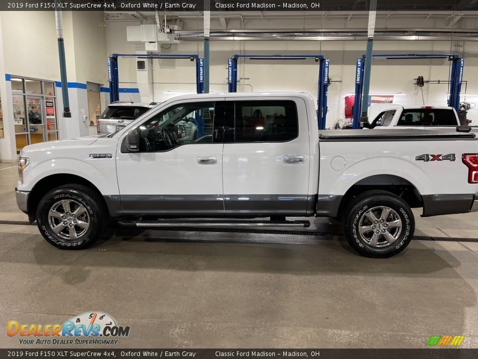 2019 Ford F150 XLT SuperCrew 4x4 Oxford White / Earth Gray Photo #8