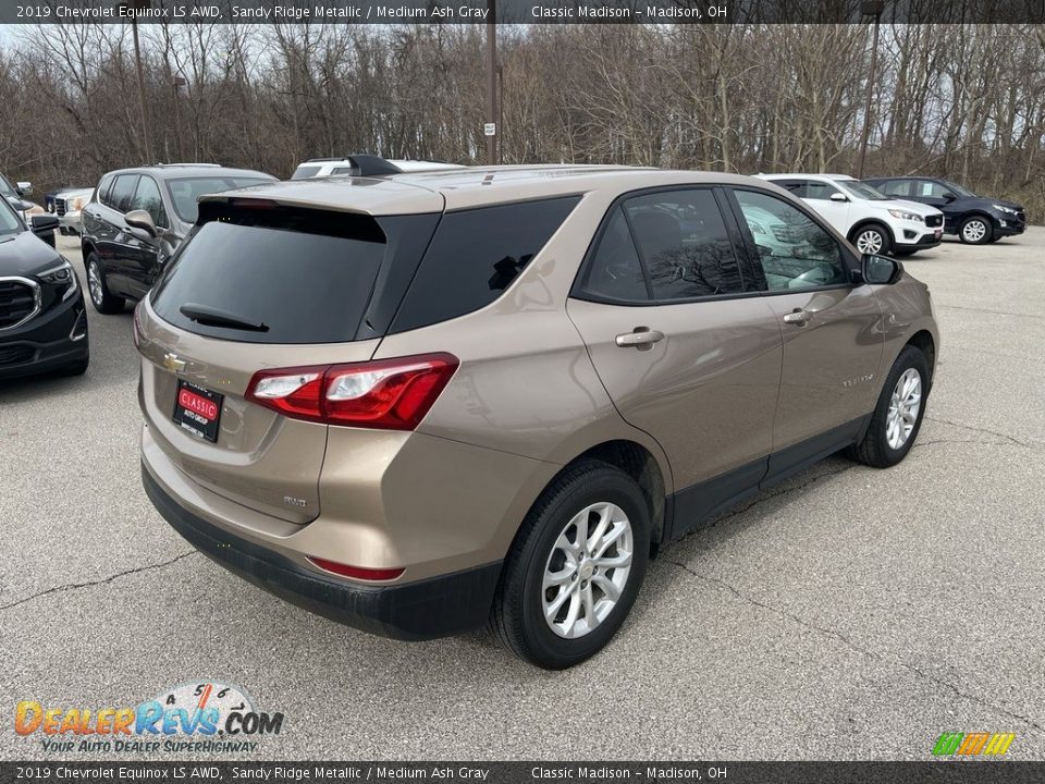 2019 Chevrolet Equinox LS AWD Sandy Ridge Metallic / Medium Ash Gray Photo #3