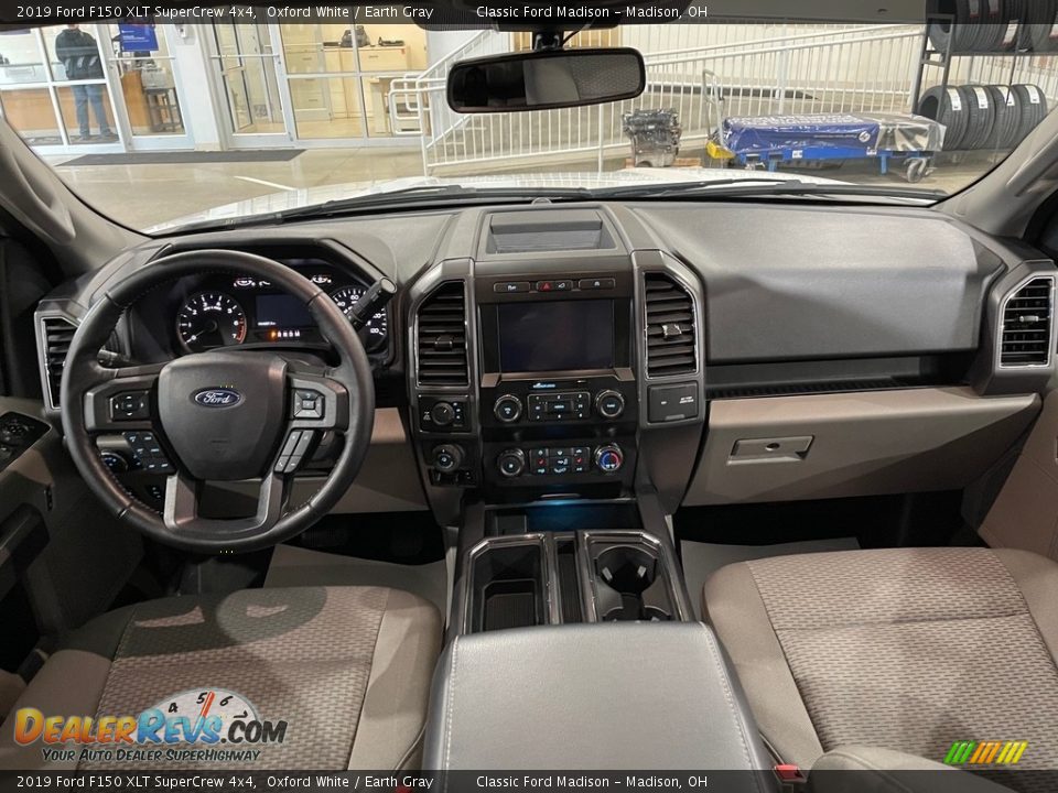 2019 Ford F150 XLT SuperCrew 4x4 Oxford White / Earth Gray Photo #10