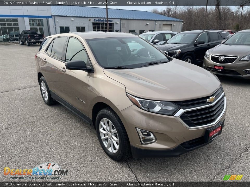 2019 Chevrolet Equinox LS AWD Sandy Ridge Metallic / Medium Ash Gray Photo #4