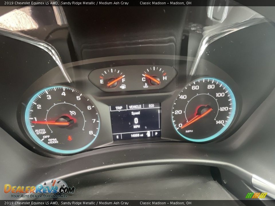 2019 Chevrolet Equinox LS AWD Sandy Ridge Metallic / Medium Ash Gray Photo #10