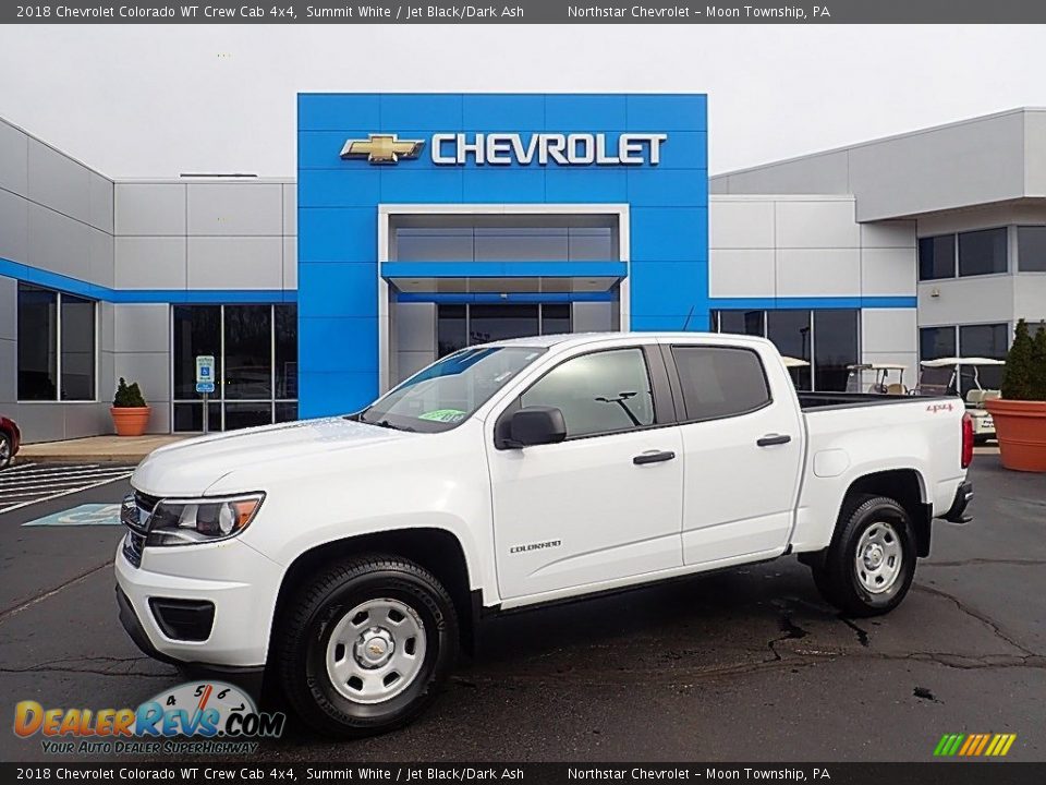 2018 Chevrolet Colorado WT Crew Cab 4x4 Summit White / Jet Black/Dark Ash Photo #1