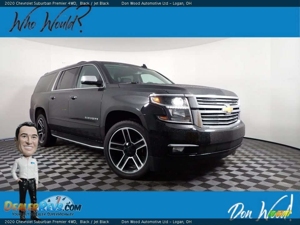 2020 Chevrolet Suburban Premier 4WD Black / Jet Black Photo #1