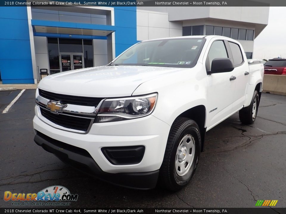 2018 Chevrolet Colorado WT Crew Cab 4x4 Summit White / Jet Black/Dark Ash Photo #2