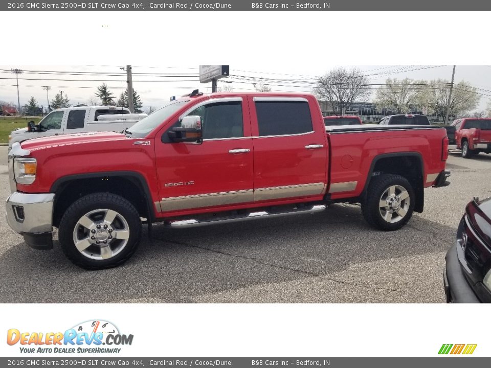 Cardinal Red 2016 GMC Sierra 2500HD SLT Crew Cab 4x4 Photo #2