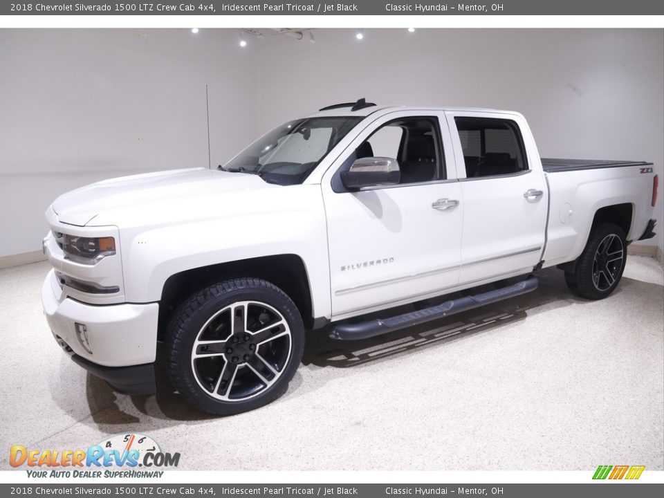 2018 Chevrolet Silverado 1500 LTZ Crew Cab 4x4 Iridescent Pearl Tricoat / Jet Black Photo #3