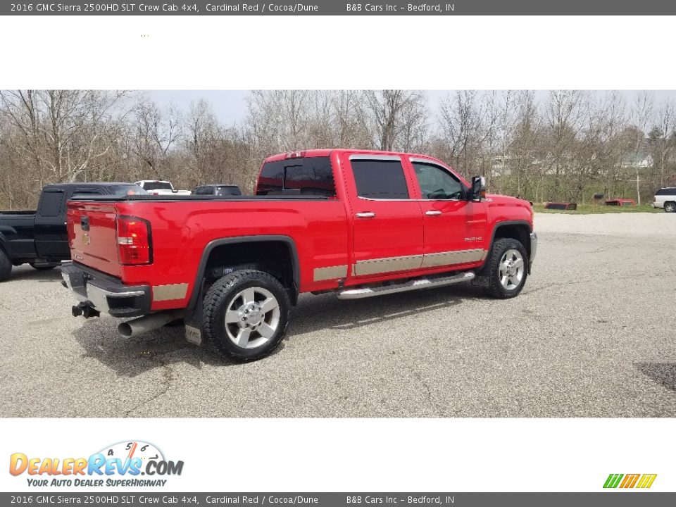 2016 GMC Sierra 2500HD SLT Crew Cab 4x4 Cardinal Red / Cocoa/Dune Photo #6