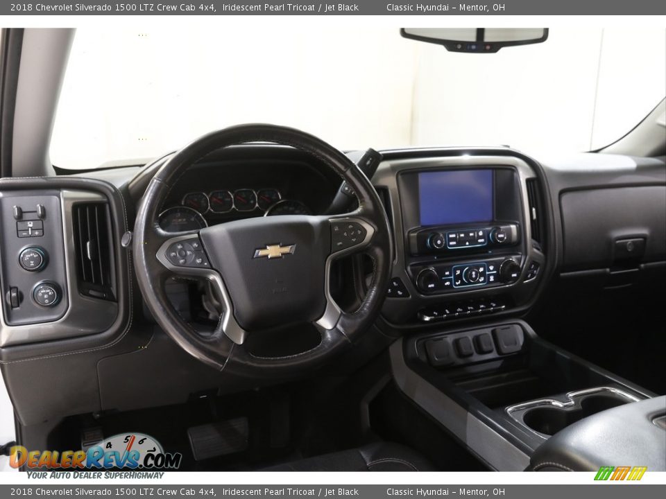 2018 Chevrolet Silverado 1500 LTZ Crew Cab 4x4 Iridescent Pearl Tricoat / Jet Black Photo #7