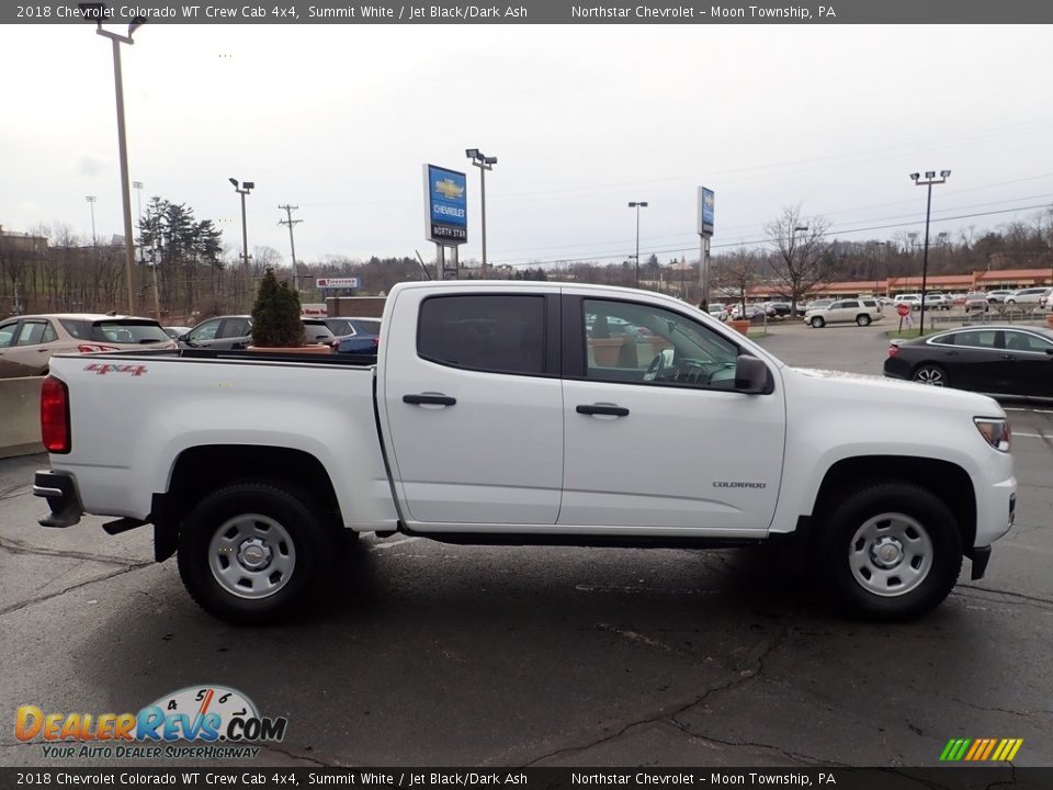 2018 Chevrolet Colorado WT Crew Cab 4x4 Summit White / Jet Black/Dark Ash Photo #9